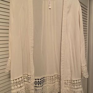 Sheer thin kimono like top